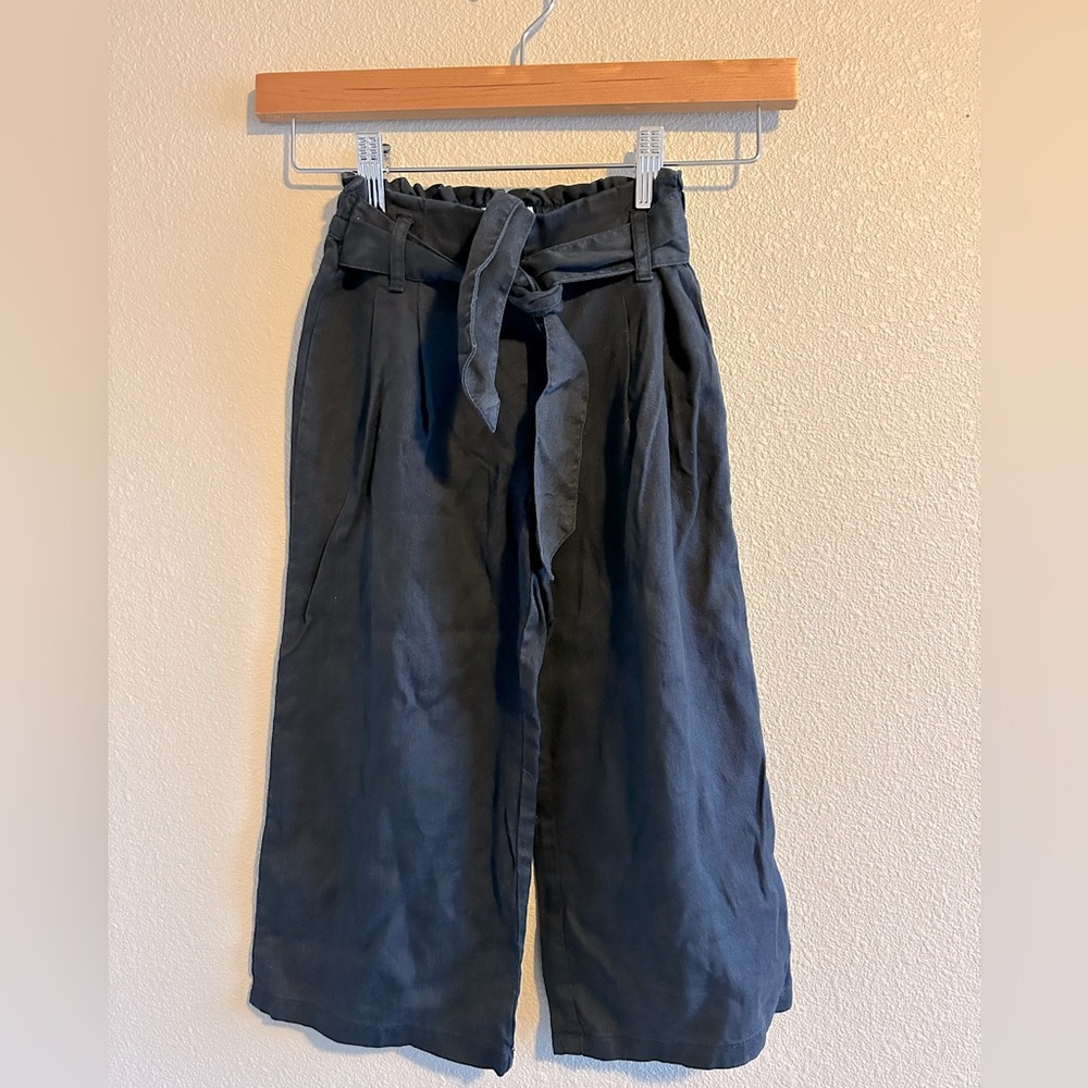 Zara Kids Wide Leg Black Trouser